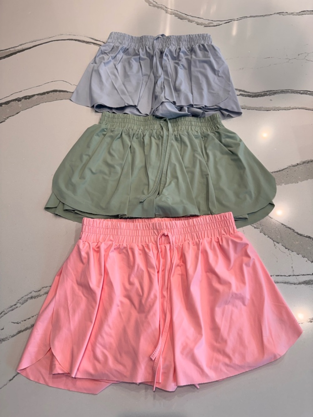 Amazon (Exarus) 3 Pack Girls Butterfly Shorts Size 12